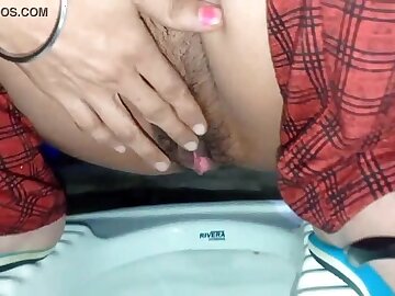 Indian desi wife in toilet peeing in identity card rub pussy DESISLIMGIRL XVIDEO NEW Pellicle